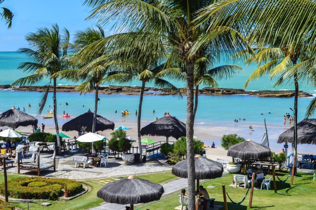 O paraíso em um flat à beira-mar de Carneiros Tamandaré Esterno foto